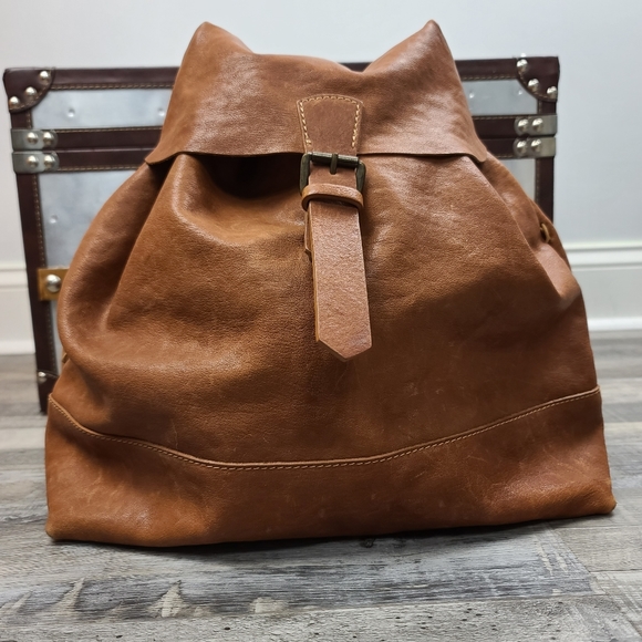 sundance leather backpack